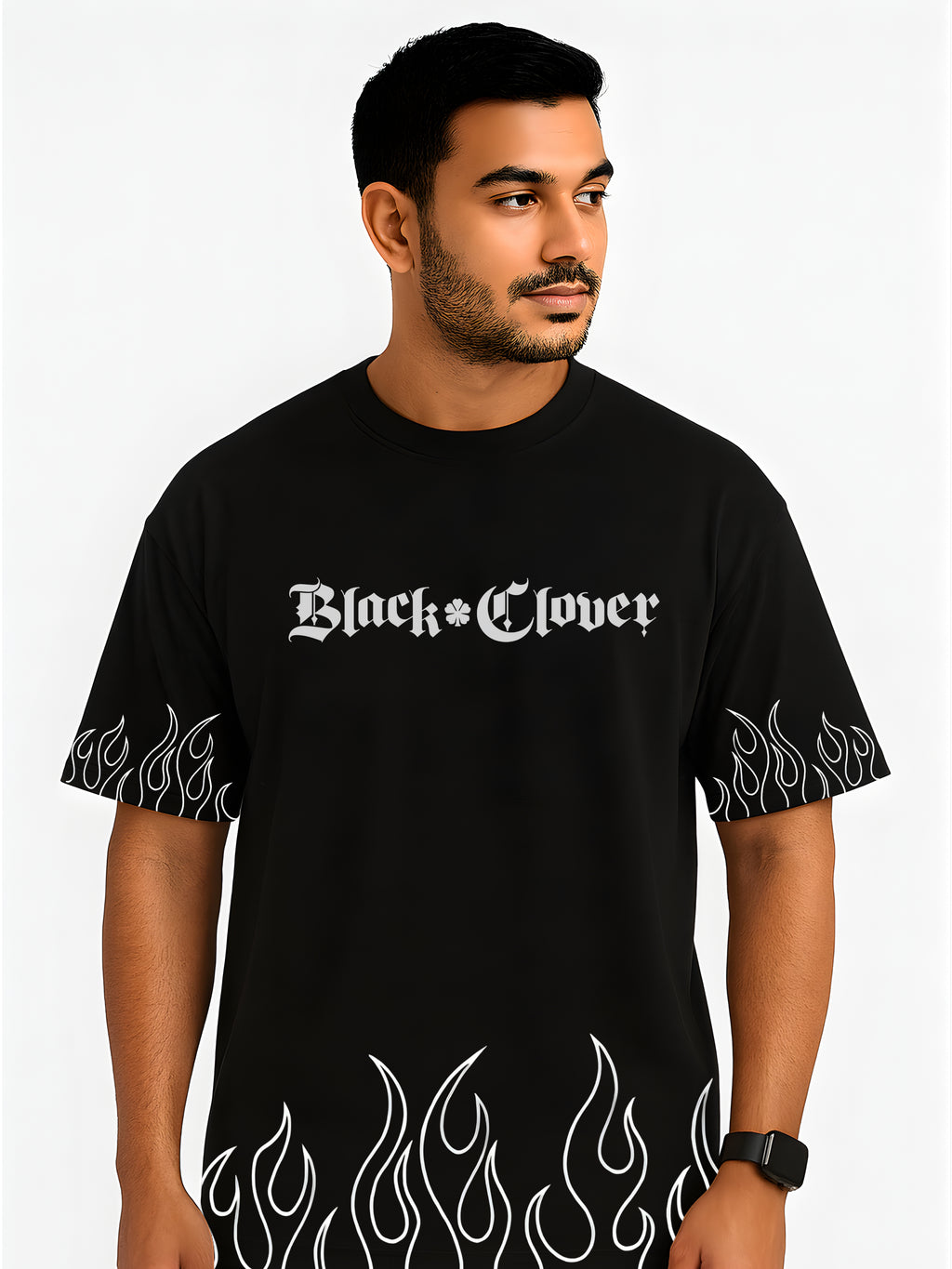 Black Clover Flame Edition Oversized T-shirt
