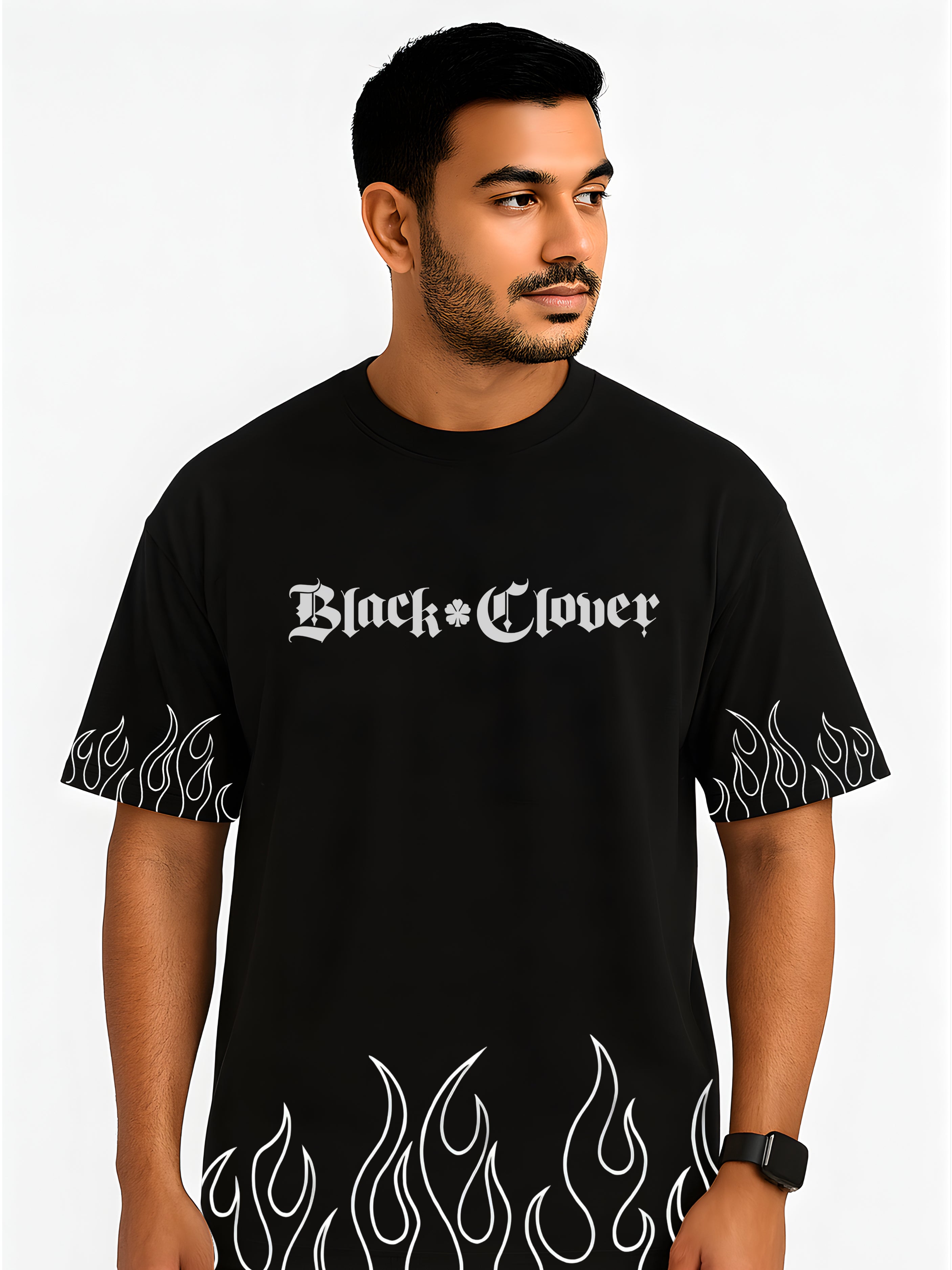 Black Clover Flame Edition Oversized T-shirt