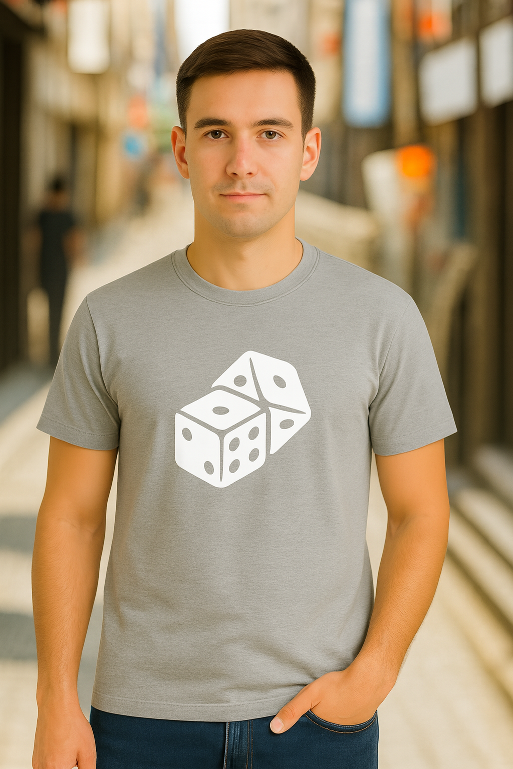 Lucky Dice Graphic T-Shirt