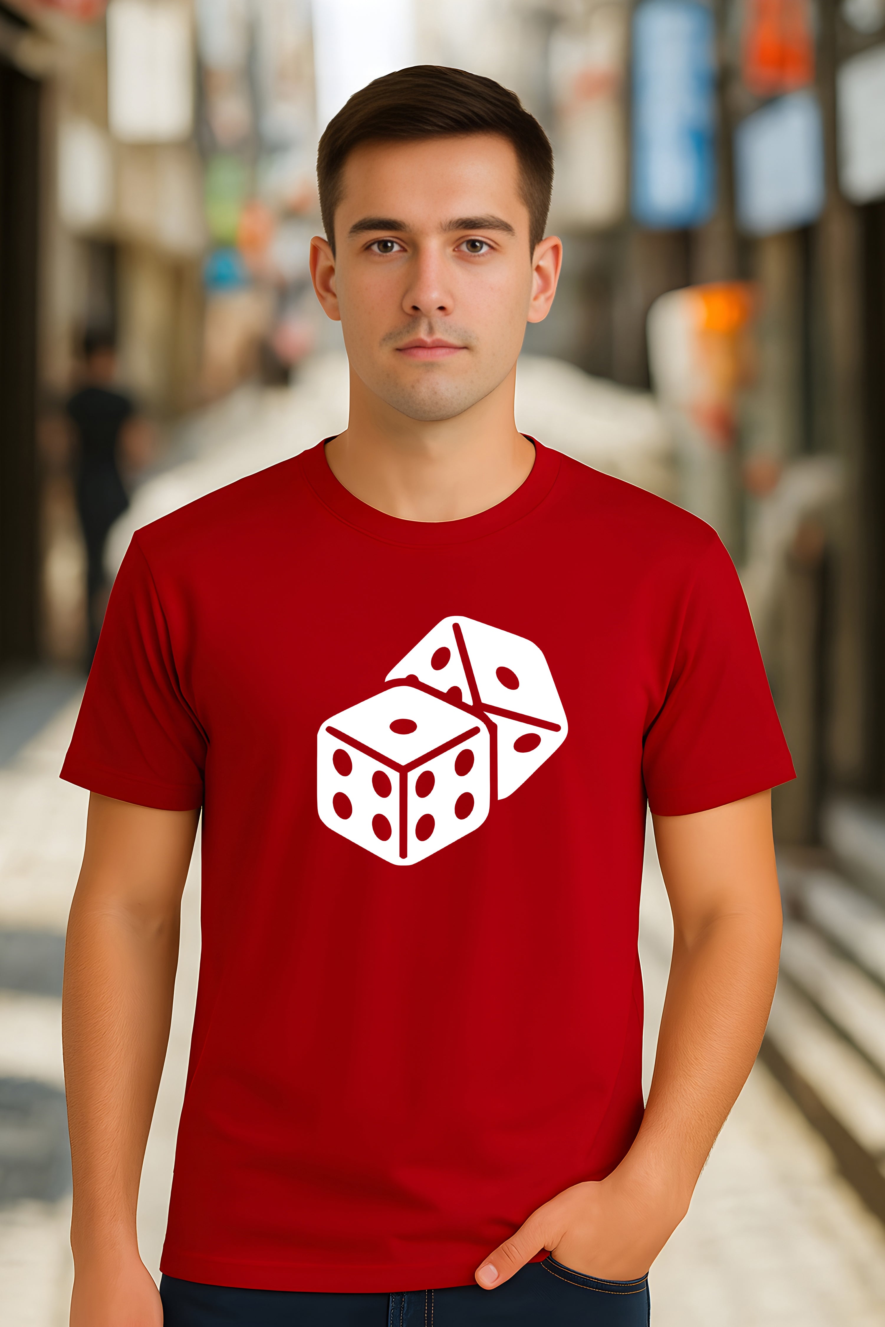 Lucky Dice Graphic T-Shirt