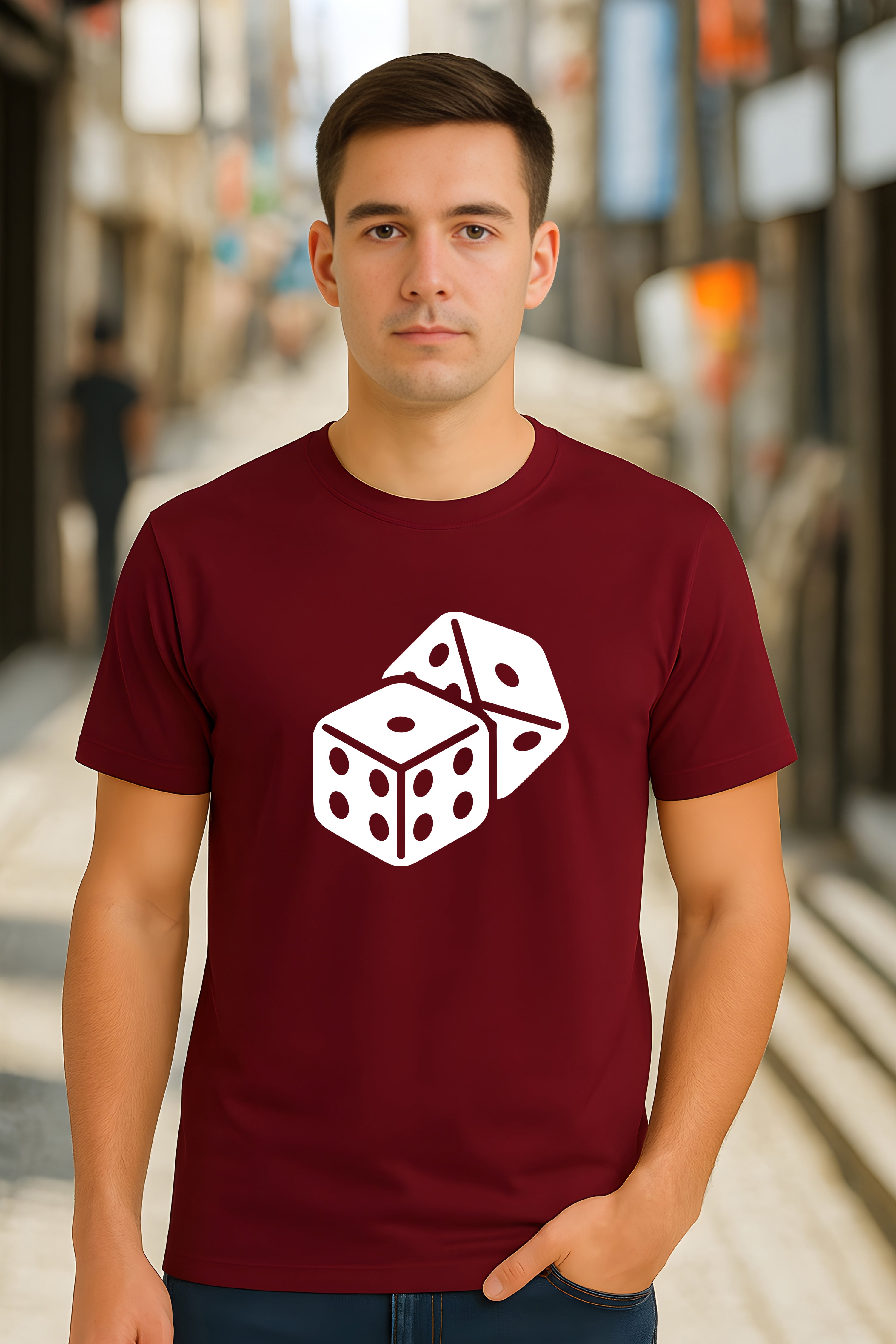 Lucky Dice Graphic T-Shirt