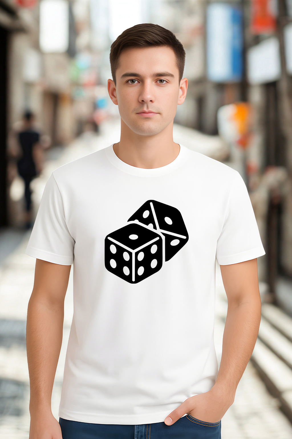 Lucky Dice Graphic T-Shirt